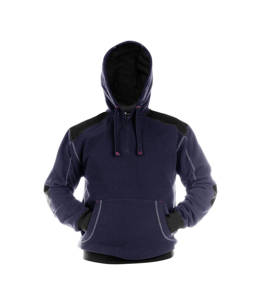 SWEATER HOODIE INDY COPES90 (340 gr) NACHTBLAUW/ZWART 2XL