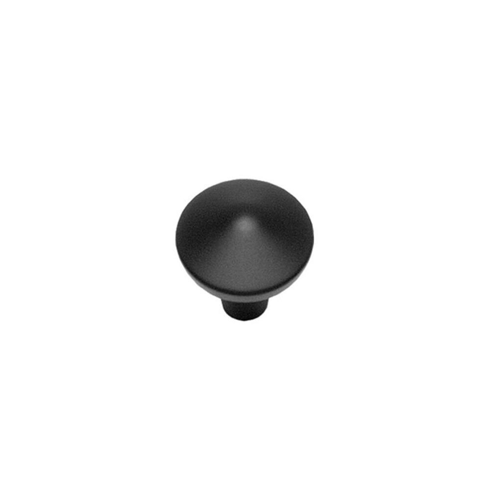 KNOP PUNT ROND 20MM MAT ZWART