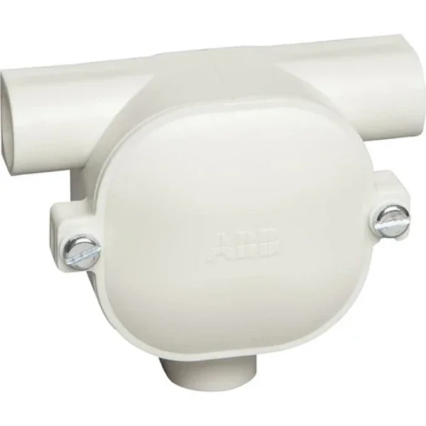PVC T DOOS MET DEKSEL 5/8