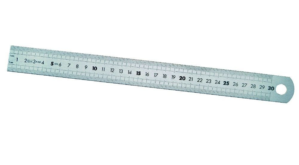 MEETLAT 500MM RVS 0.8X30MM