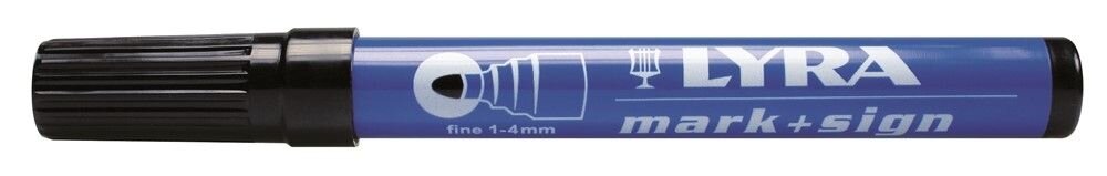 MERKSTIFT PERMANENT PUNT 1-4MM ZWAR