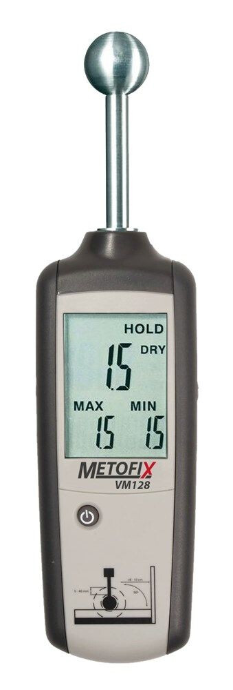 VOCHTMETER VM128 (VOOR HARDE MATERIALEN)