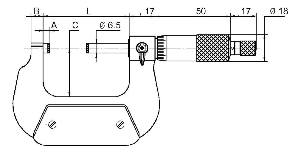 PRECISIE MICROMETER 25-50MM