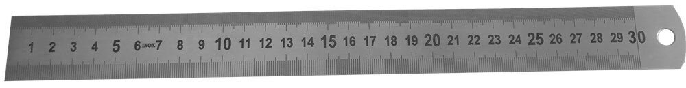 STALEN LINEAAL RVS 500X13X0,5MM