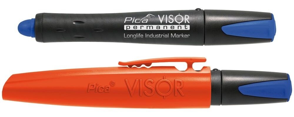 990/41 VISOR PERMANENT MARKER BLAUW