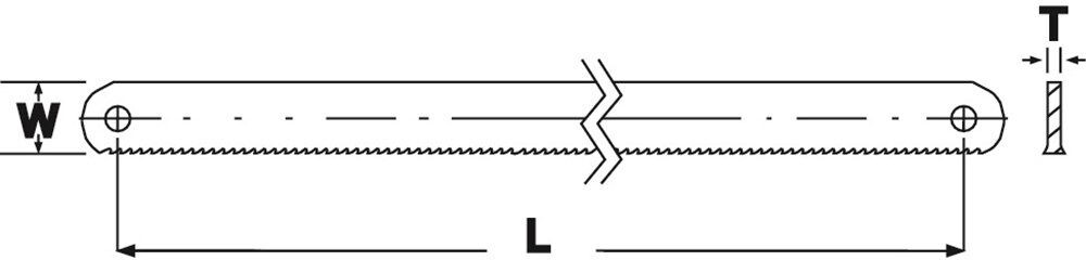 HANDMETAALZAAGBL. SANDFLEX 32T
