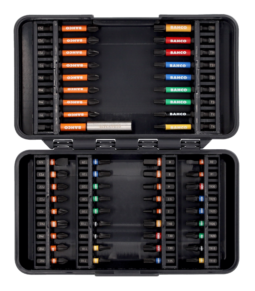 BAHCO BITS 1/4 IMPACT BIT SET 54 DELIG
