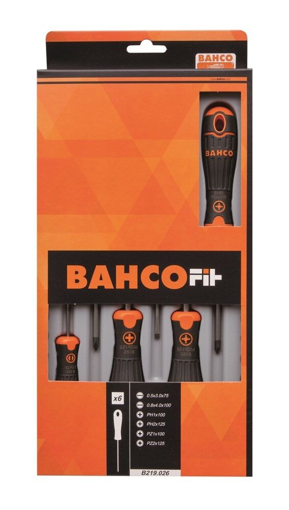 BAHCO SCHROEVENDRAAIERSET BAHCOFIT 6D