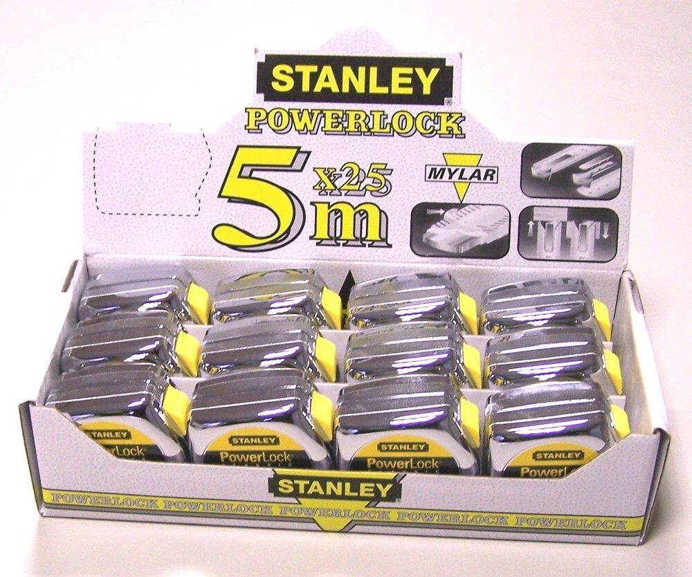 POWERLOCK ROLBANDMAAT 25MM 8 MTR