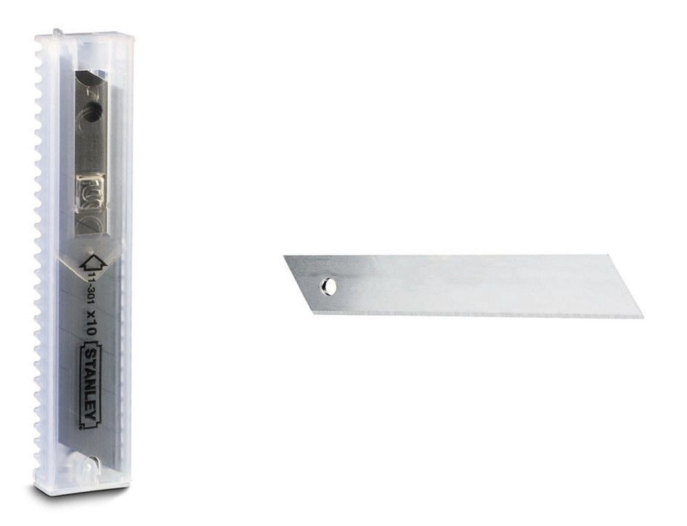 SET AFBREEKMESJES 9 MM 10 STUKS IN DISPENSER