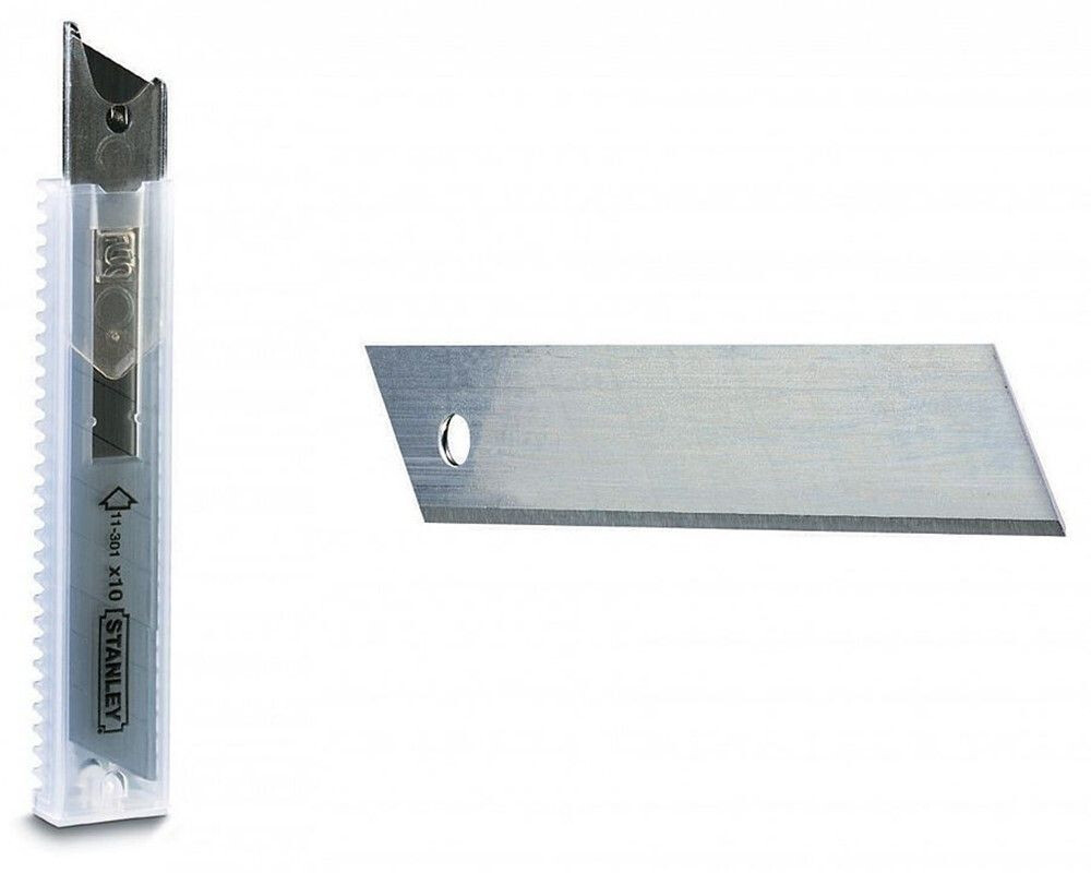 SET AFBREEKMESJES 18 MM 10 STUKS IN DISPENSER