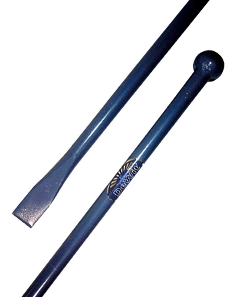 STOOTIJZER 140CM MET VIERKANT EIND