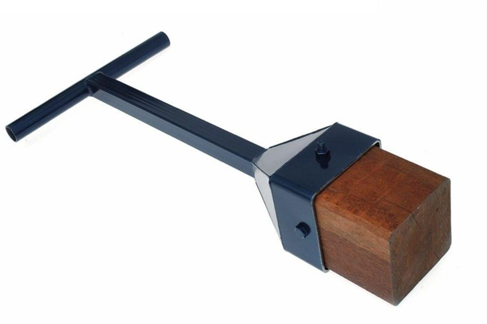 BANDENSTAMPER STAAL MET HOUTEN KLOS