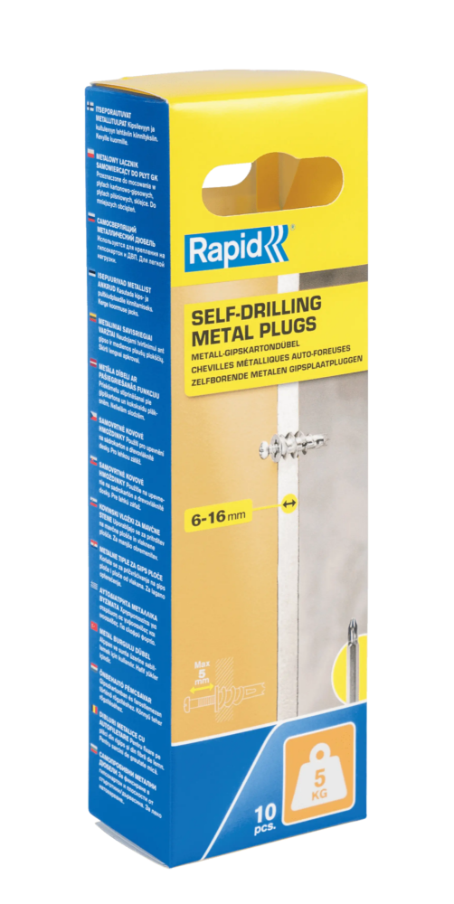 RAPID GIPSPLAATPLUGGEN M4X35 10ST