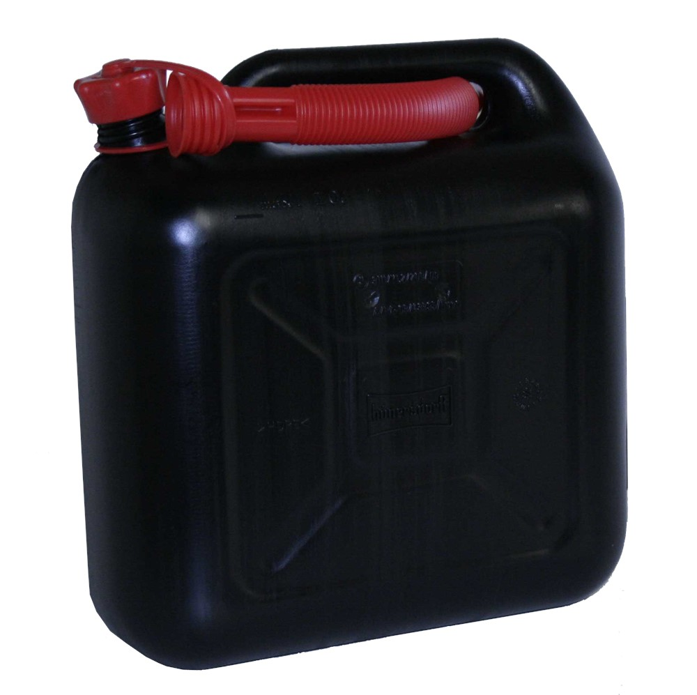 JERRYCAN BENZINE ZWART 5LTR