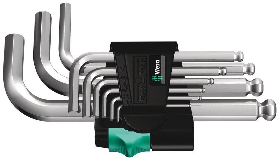 TORXSLEUTELSET 9-DELIG MULTICOLOUR