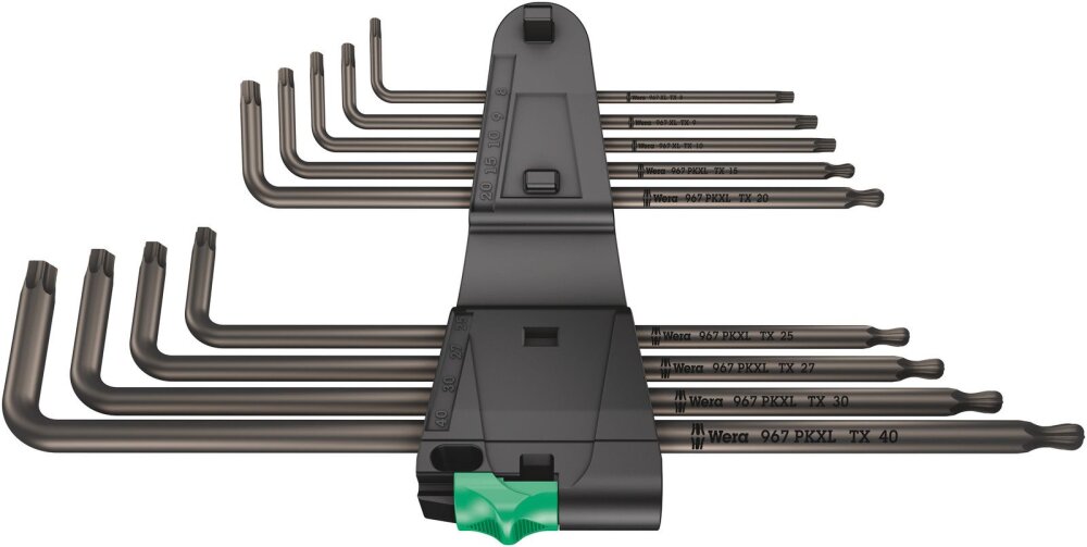 TORXSLEUTELSET XL 9-DELIG ZWART