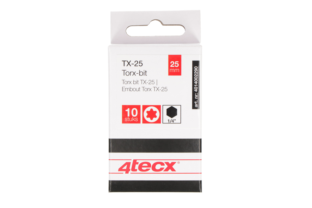 4TECX IMPACT BIT 25MM TX-25 10ST