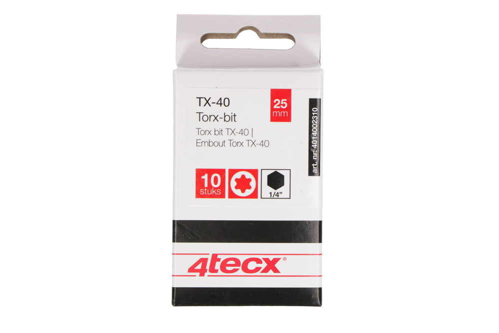 4TECX IMPACT BIT 25MM TX-40 10ST