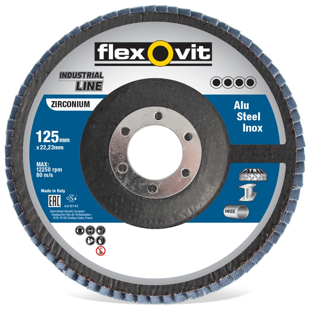 VLAKLAMELLENSCHIJF K120 125 X 22MM ZIRC