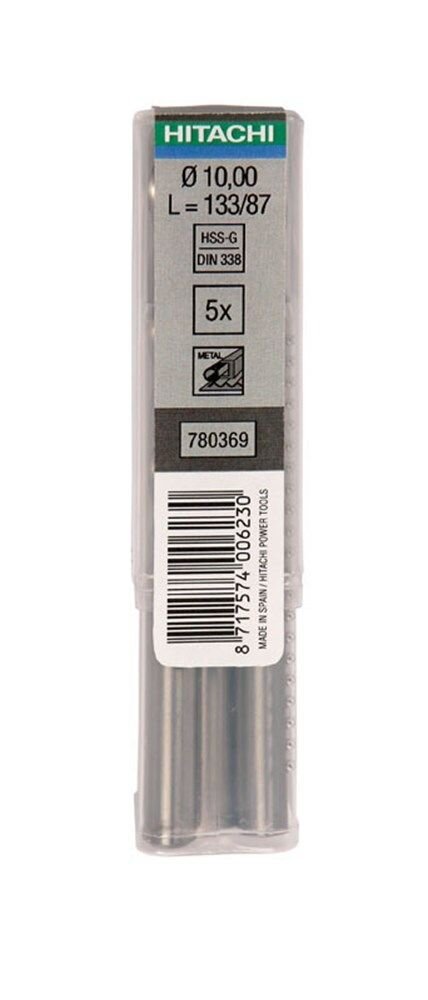 SPIRAALBOOR HSS-G DIN 338D 10MM