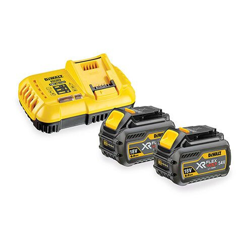 FLEXVOLT STARTERKIT 2X6.0AH + SNELLADER