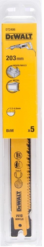 RECIPROZAAGBLAD BIM 203 X 2MM HOUT/METAAL