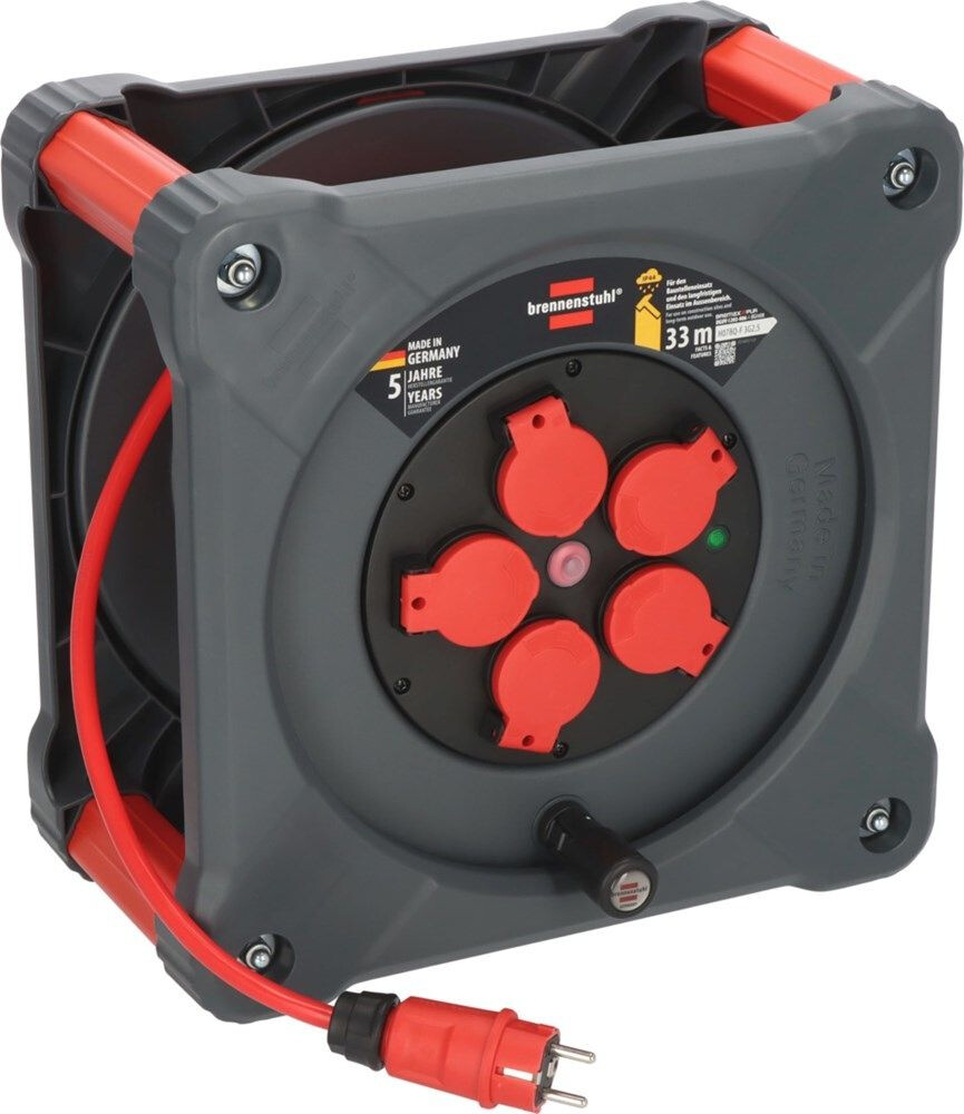 PROFESSIONAL BOUWPLAATS CUBE KA 3210 5 33MTR 5-VOUDIG IP44 H07BQ-F 3X2.5