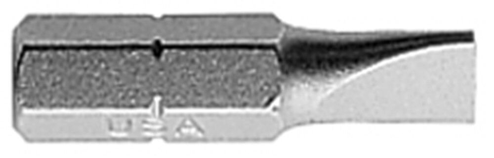 1/4" INSERTBIT SLEUF 0.5X4.0 L=25MM