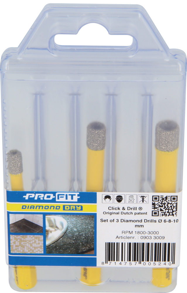 DIAMOND DRY GATZAGEN SET 6-8-10MM