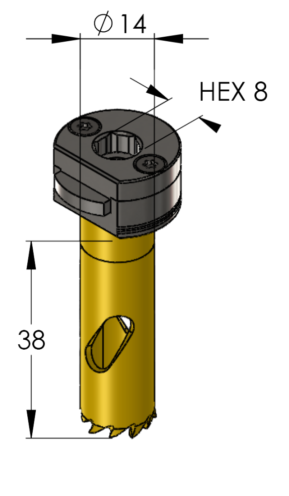 BI METAL PLUS GATZAAG 14MM