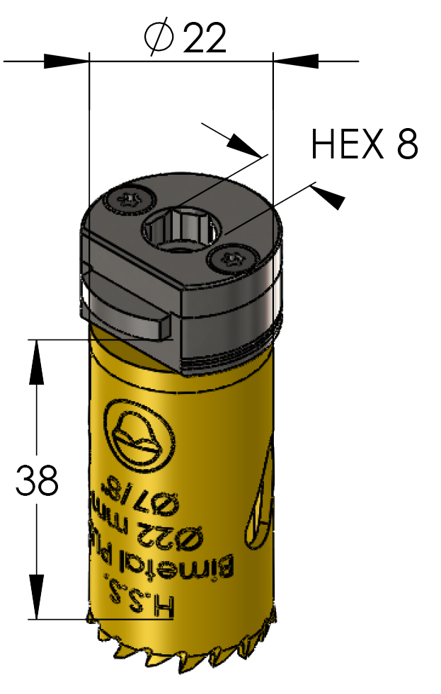 BEMETAL PLUS GATZAAG 22MM