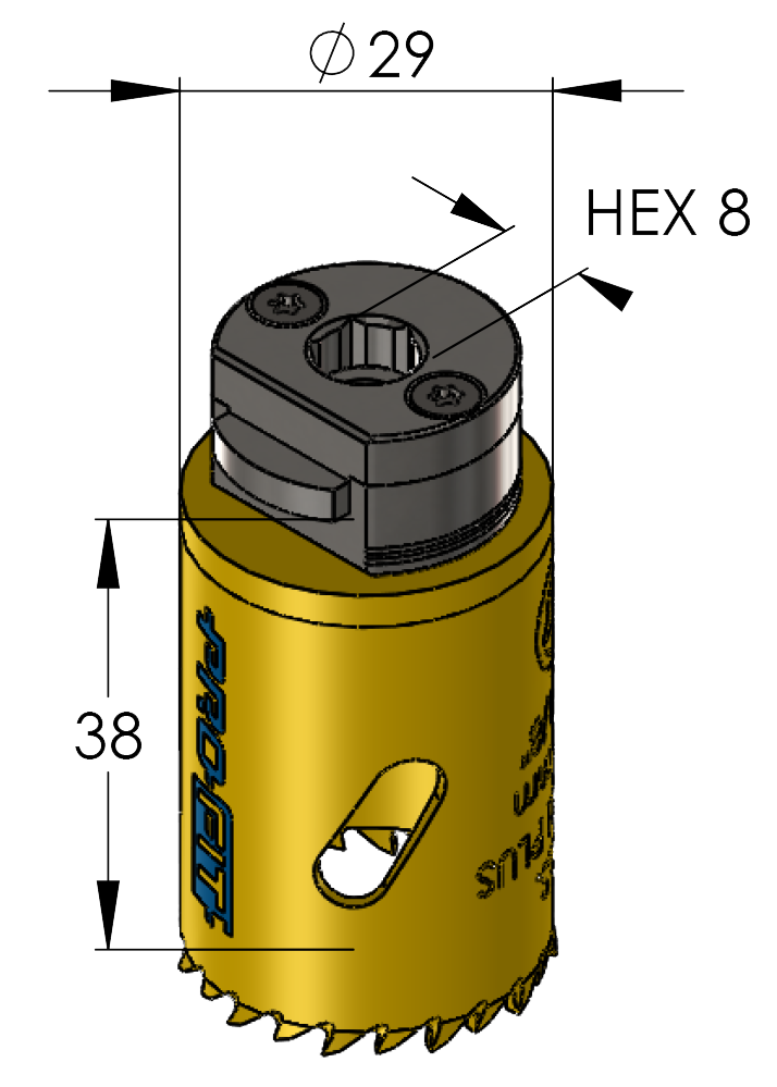 BI METAL PLUS GATZAAG 29MM
