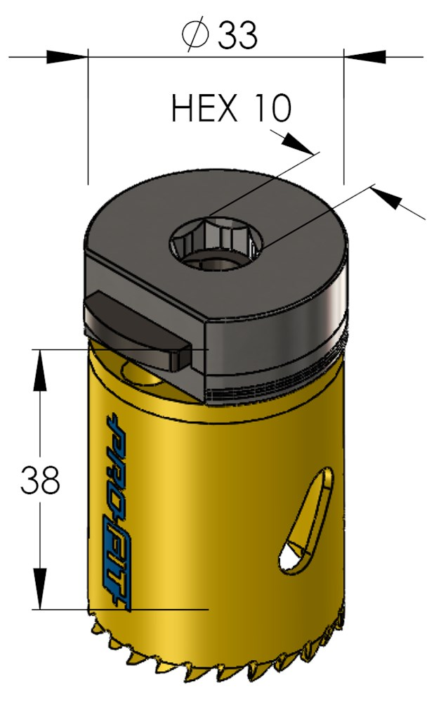 BI METAL PLUS GATZAAG 33MM