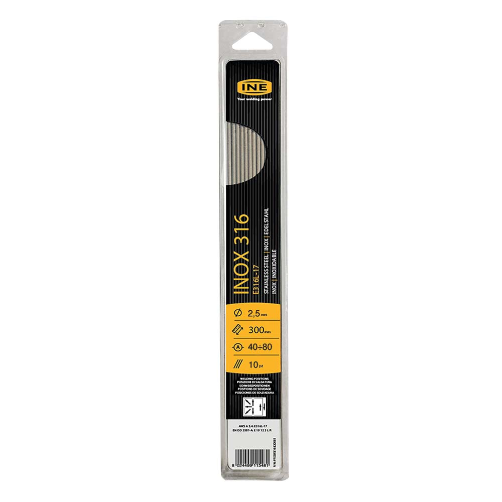 LASELEKTRODEN RVS 316L 2.5MM 10ST
