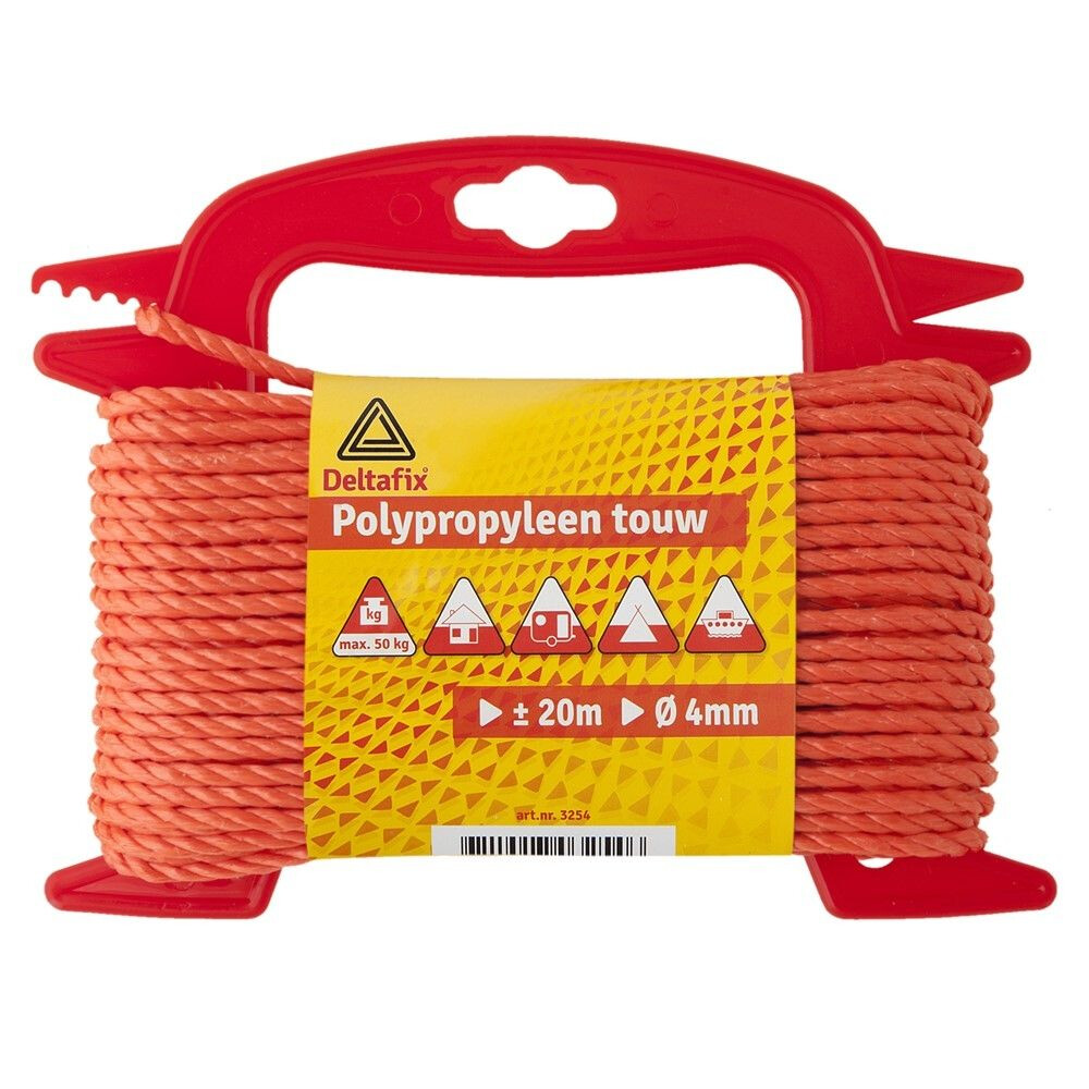 GRIPOLON 6MM ORANJE 20MTR