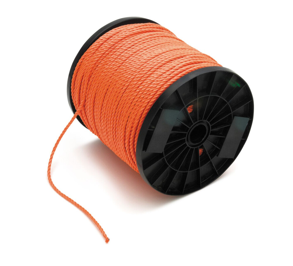 TOUW GESLAGEN PP 6MM ORANJE