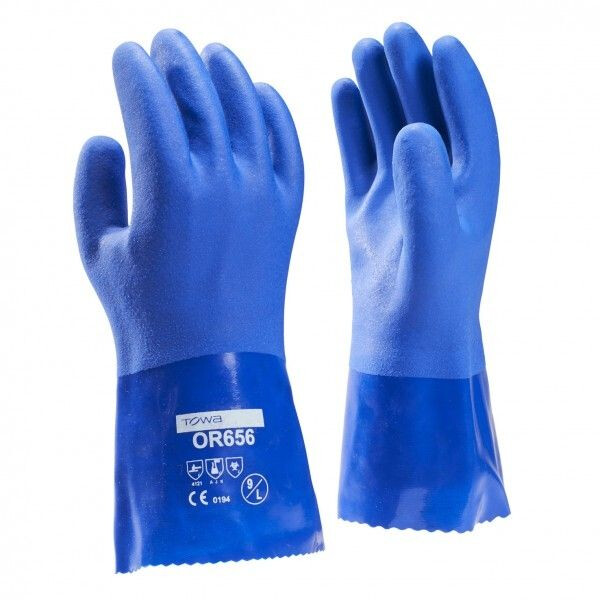 WERKHANSCHOEN TOWA PVC BLAUW 30CM XL10