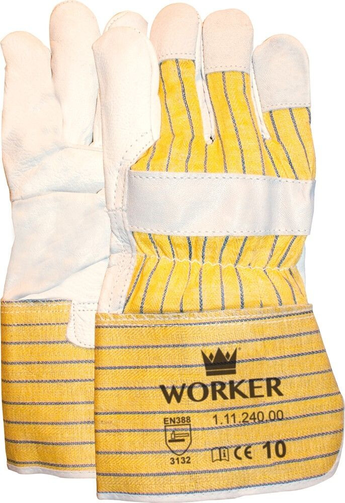 WERKHANDSCHOEN BOXLEER 10CM KAP PALMVERS