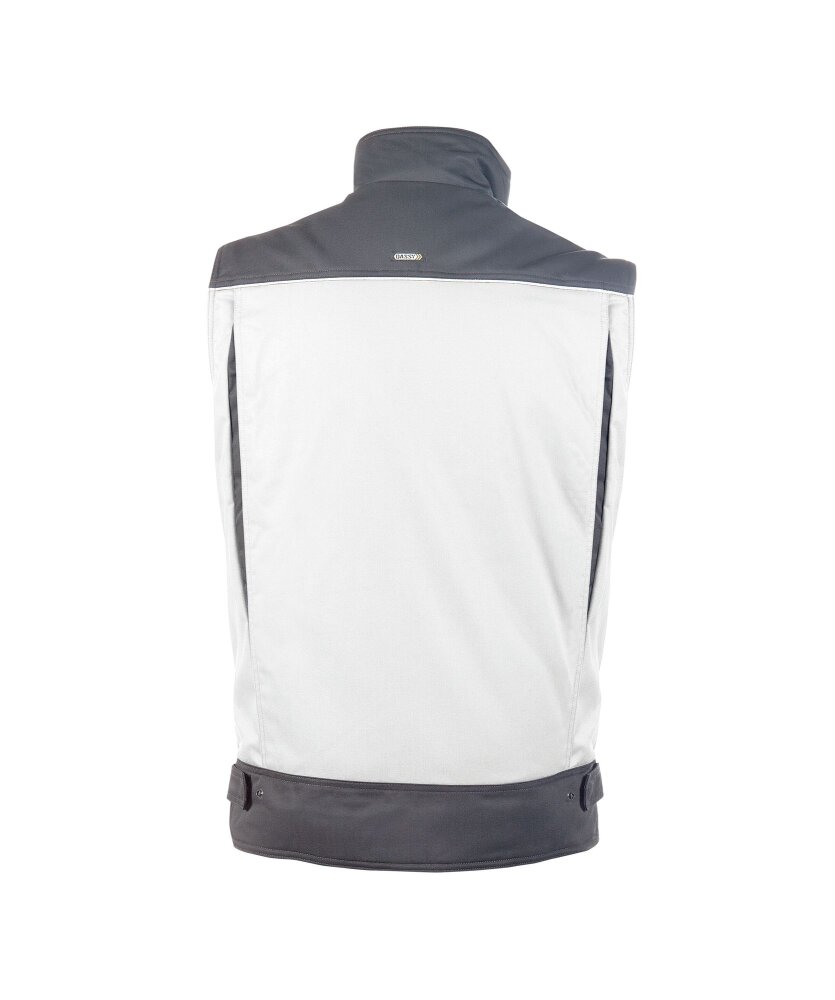 BODYWARMER HULST PESCO61 (245 gr) WIT/CEMENTGRIJS M