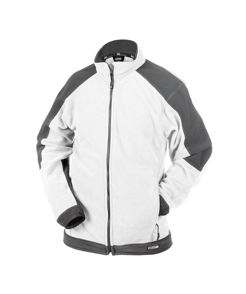 FLEECE KAZAN PES16 (260 gr) WIT/CEMENTGRIJS M