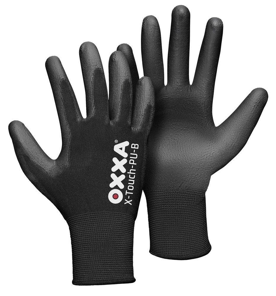 HANDSCHOEN X-TOUCH PU-B ZWART MAAT 9