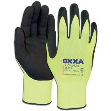 HANDSCHOEN OXXA X-GRIP-LITE GE/ZW MT 9