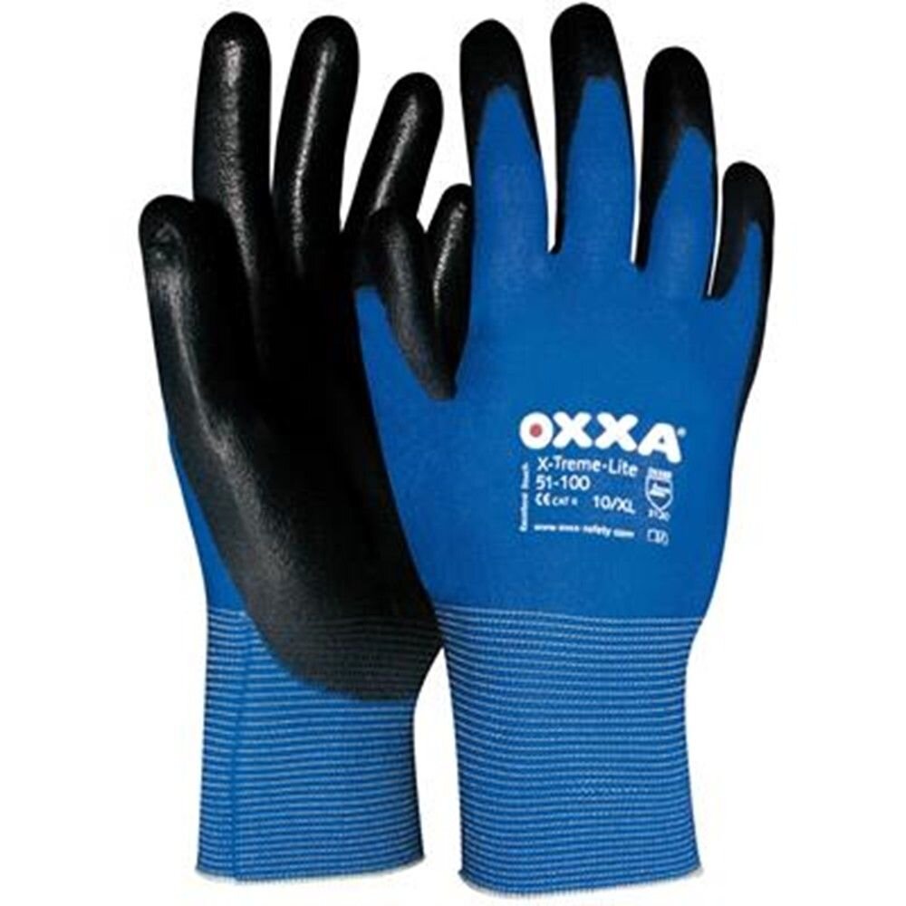 HANDSCHOEN OXXA X-TREME-LITE BL/ZW MT 10