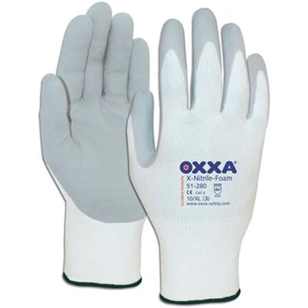 HANDSCHOEN OXXA X-NITRILE-FOAM WI/GR 11