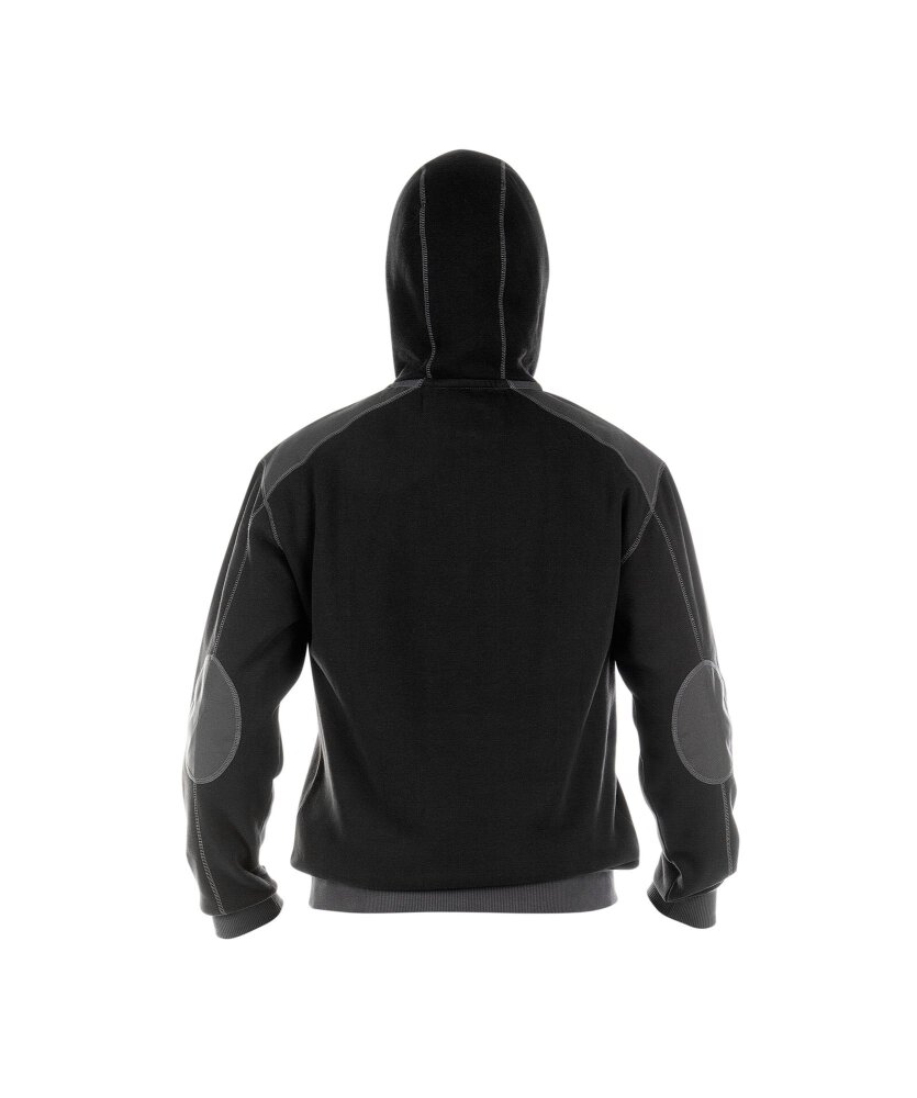 SWEATER HOODIE INDY COPES90 (340 gr) ZWART/ANTRACIETGRIJS S