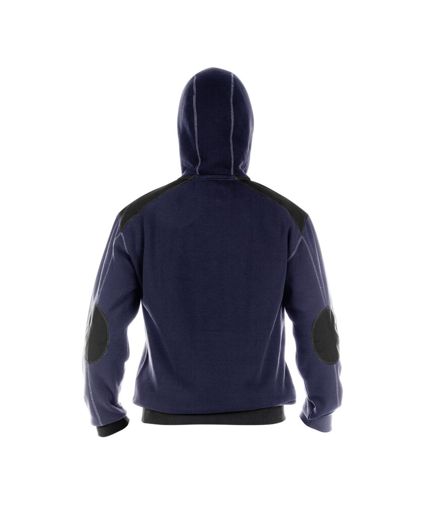SWEATER HOODIE INDY COPES90 (340 gr) NACHTBLAUW/ZWART XL