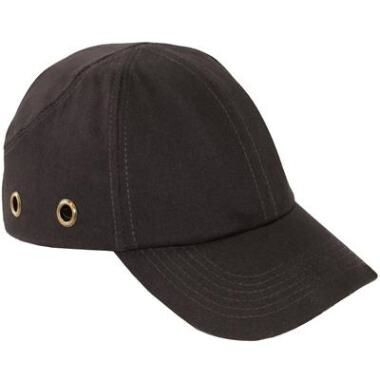 M-SAFE VERHARDE BASEBALL CAP ZWART EN812