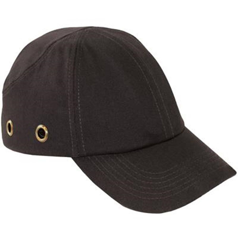 M-SAFE VERHARDE BASEBALL CAP ZWART EN812