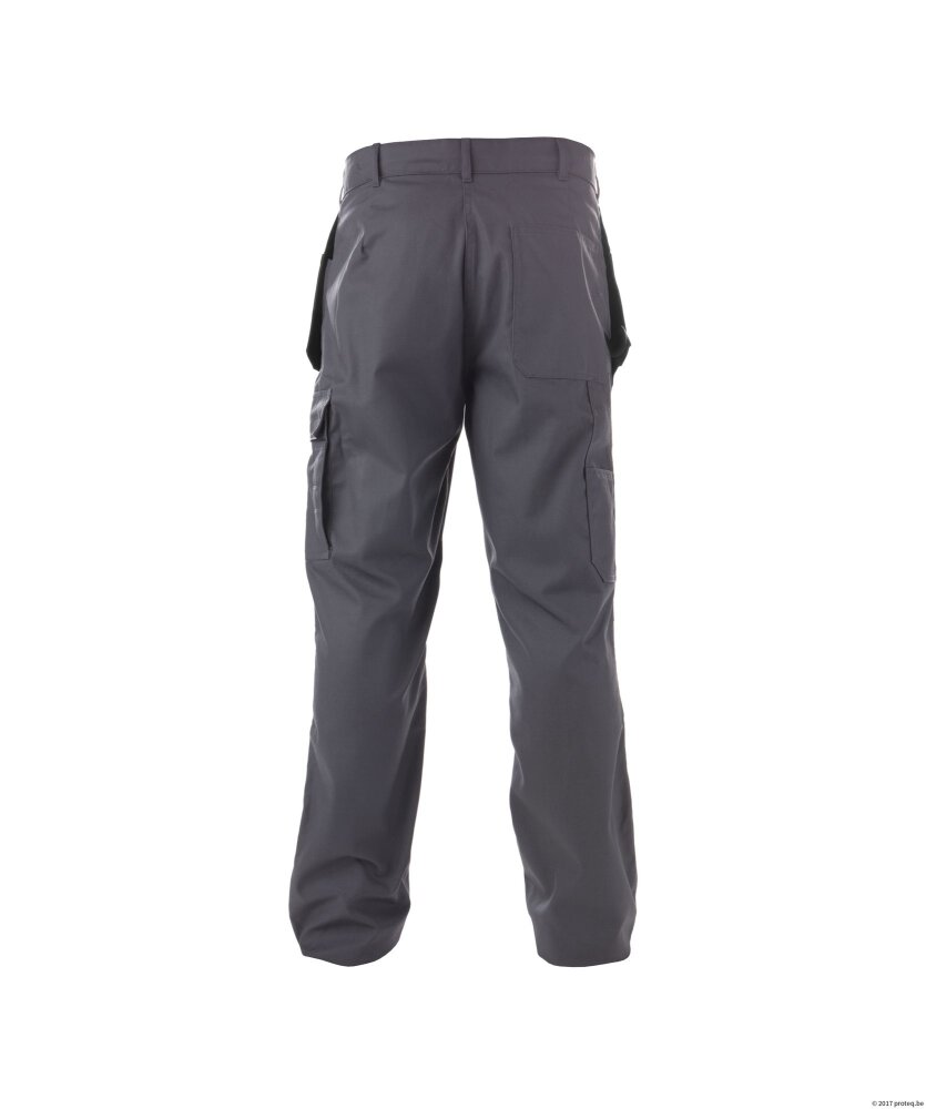 BROEK BASIC LINE SEATON GRIJS/ZWART MAAT 46